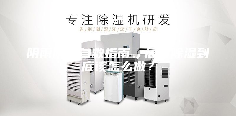 陰雨防潮自救指南，居家除濕到底該怎么做？