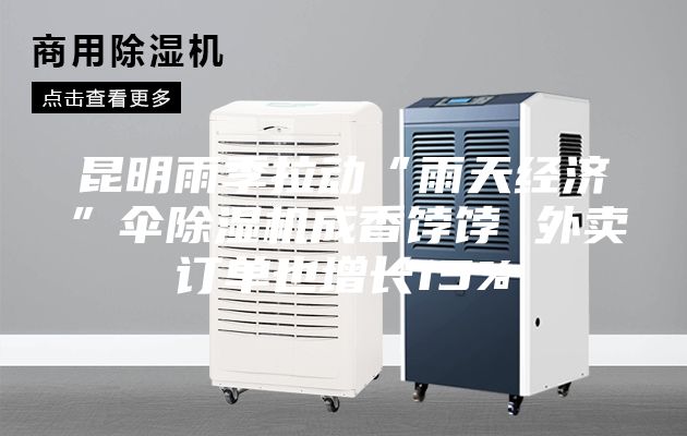 昆明雨季拉動(dòng)“雨天經(jīng)濟(jì)”傘除濕機(jī)成香餑餑 外賣訂單也增長(zhǎng)15%