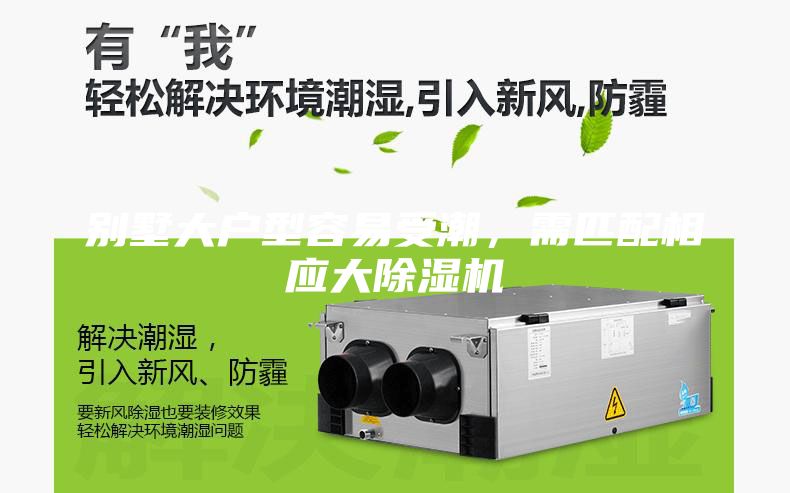 別墅大戶型容易受潮，需匹配相應大除濕機