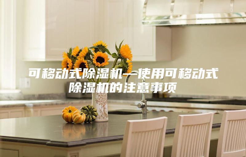 可移動式除濕機(jī)—使用可移動式除濕機(jī)的注意事項(xiàng)