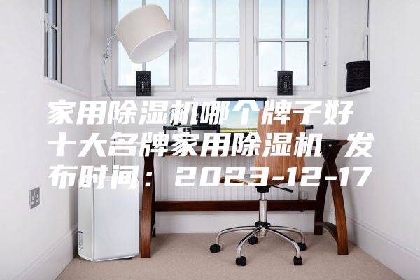 家用除濕機(jī)哪個(gè)牌子好 十大名牌家用除濕機(jī) 發(fā)布時(shí)間：2023-12-17