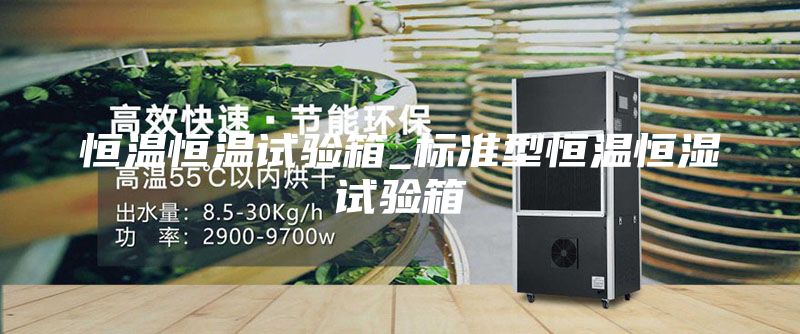 恒溫恒溫試驗箱_標準型恒溫恒濕試驗箱