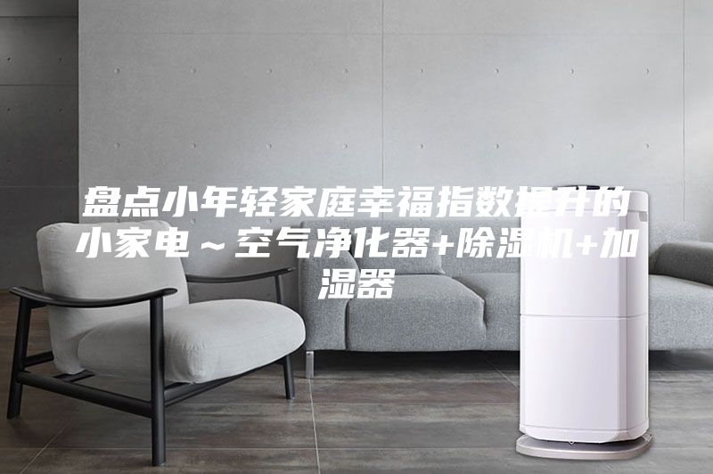 盤點小年輕家庭幸福指數提升的小家電～空氣凈化器+除濕機+加濕器