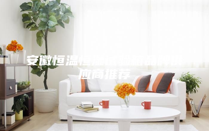 安徽恒溫恒濕試驗箱品牌供應商推薦