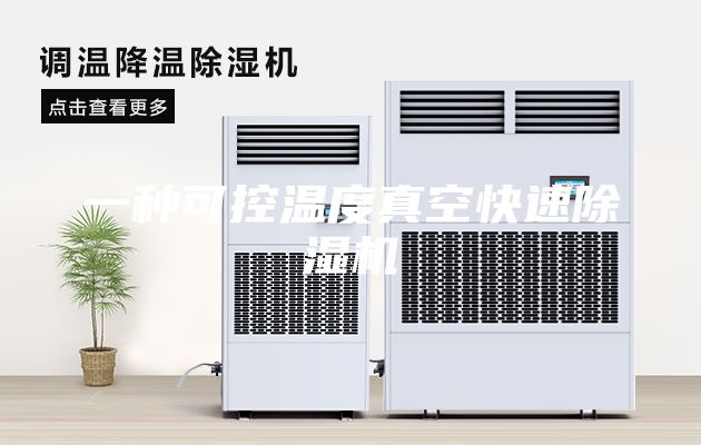 一種可控溫度真空快速除濕機