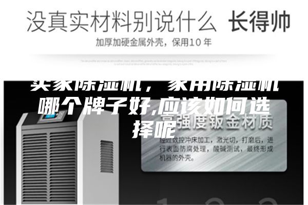 賣家除濕機，家用除濕機哪個牌子好,應該如何選擇呢