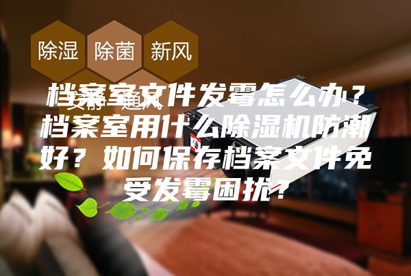 檔案室文件發(fā)霉怎么辦？檔案室用什么除濕機(jī)防潮好？如何保存檔案文件免受發(fā)霉困擾？