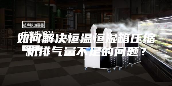 如何解決恒溫恒濕箱壓縮機(jī)排氣量不足的問題？
