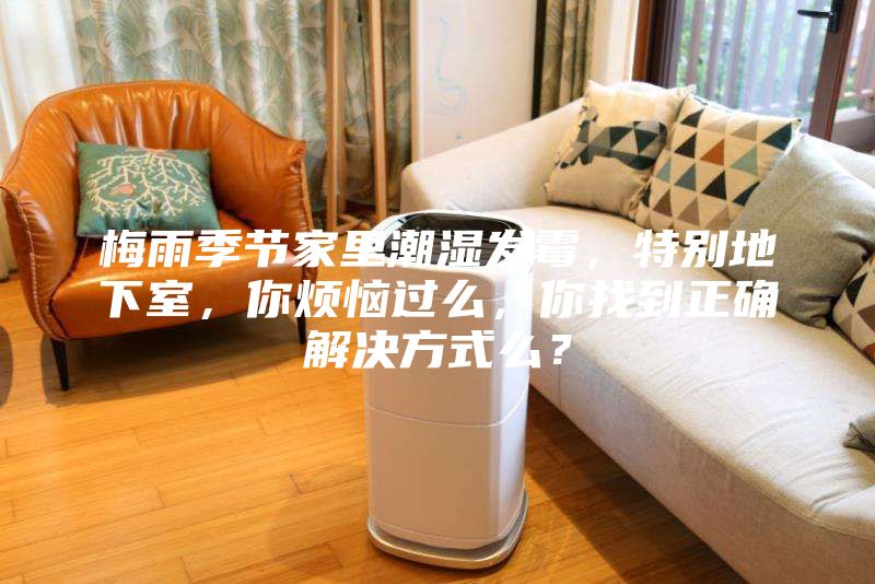 梅雨季節家里潮濕發霉，特別地下室，你煩惱過么，你找到正確解決方式么？